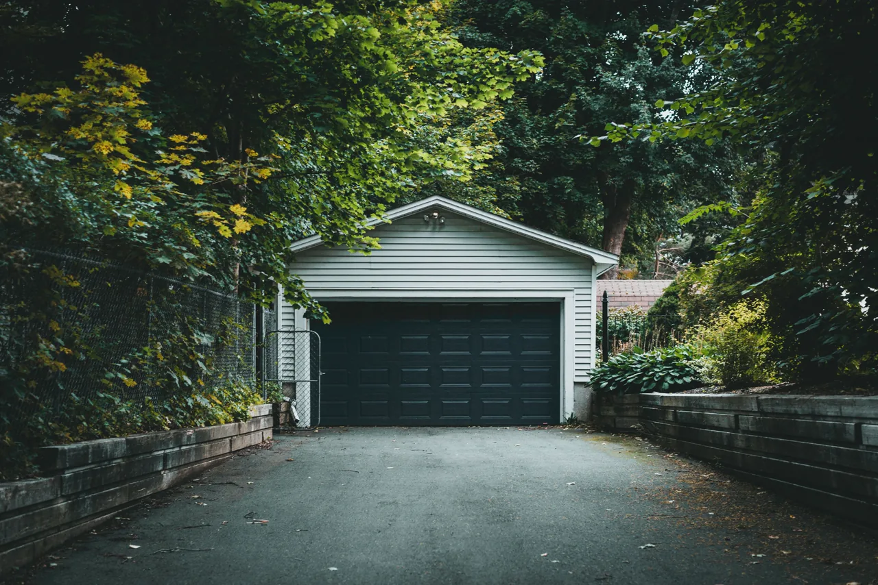 Garage ready for a junk removal Southampton MA cleanout